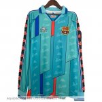 Nuevo 2ª Manga Larga Barcelona Retro 1996 1997 Verde Baratas Nuevo 2ª Manga Larga Barcelona Retro 1996 1997 Verde Baratas
