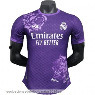 Nuevo Especial Jugadores Camiseta Real Madrid 2024 Purpura Baratas