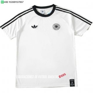 Nuevo Tailandia Especial Camiseta Alemania 2026 Blanco Negro Baratas
