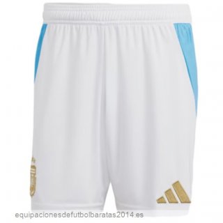 Nuevo 1ª Pantalones Argentina 2024 Blanco Baratas