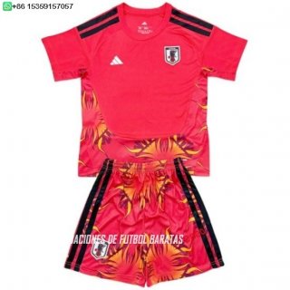 Nuevo Portero Conjunto De Niños Japón 2026 Rojo Baratas
