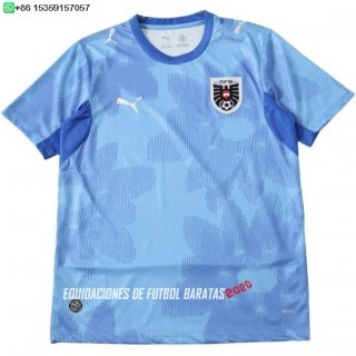 Nuevo Tailandia Especial Camiseta Austria 2026 Azul Baratas