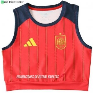 Nuevo 1ª Camiseta Sin Mangas Mujer España 2026 Baratas