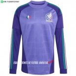 Nuevo Tailandia Portero Manga Larga Mexico 2026 Purpura Baratas