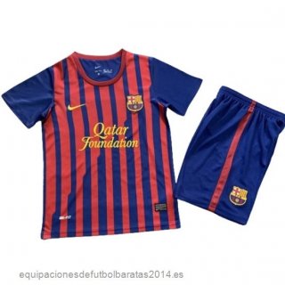 Nuevo 1ª Conjunto De Niños Barcelona Retro 2011 2012 Rojo Azul Baratas