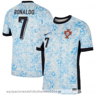 Nuevo NO.7 Ronaldo Tailandia 2ª Camiseta Portugal 2024 Azul Baratas