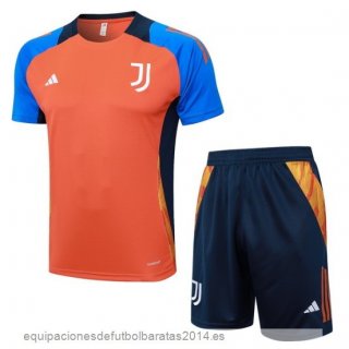 Nuevo Entrenamiento Conjunto Completo Juventus 24/25 Naranja Azul Baratas