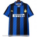 Nuevo 1ª Camiseta Inter Milan Retro 1995 1996 Azul Baratas