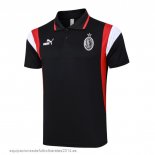 Nuevo Polo AC Milan 23/24 Negro Rojo Blanco Baratas