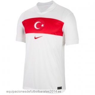 Nuevo Tailandia 1ª Camiseta Turquia 2024 Blanco Baratas