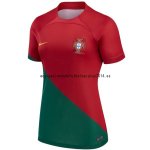 Nuevo 1ª Camiseta Mujer Portugal 2022 Rojo Baratas Nuevo 1ª Camiseta Mujer Portugal 2022 Rojo Baratas