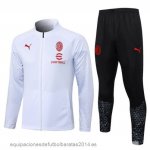 Nuevo Conjunto Completo Ropa Deportiva Con Cremallera Larga AC Milan 23/24 Blanco Negro Baratas Nuevo Conjunto Completo Ropa Deportiva Con Cremallera Larga AC Milan 23/24 Blanco Negro Baratas