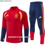 Nuevo Conjunto Completo Sudadera Entrenamiento España 2026 Rojo Azul Baratas