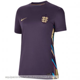 Nuevo 2ª Camiseta Mujer Inglaterra 2024 Purpura Baratas