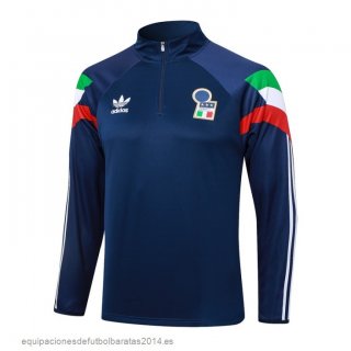 Nuevo Sudadera Entrenamiento Italia 2024 Azul I Marino Baratas