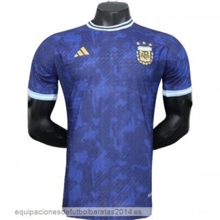 Nuevo Especial Jugadores Camiseta Argentina 2024 Azul Baratas