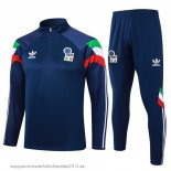 Nuevo Conjunto Completo Sudadera Entrenamiento Italia 2024 Azul I Marino Baratas