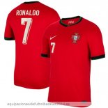 Nuevo NO.7 Ronaldo Tailandia 1ª Camiseta Portugal 2024 Rojo Baratas