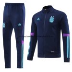 Nuevo Conjunto Completo Ropa Deportiva Con Cremallera Larga Argentina 2022 Azul Marino Baratas Nuevo Conjunto Completo Ropa Deportiva Con Cremallera Larga Argentina 2022 Azul Marino Baratas