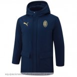 Chaqueta De Algodón AC Milan 24/25 Azul Marino Baratas