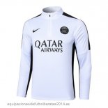 Nuevo Sudadera Entrenamiento Paris Saint Germain 23/24 Blanco Negro Baratas