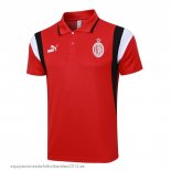 Nuevo Polo AC Milan 23/24 Rojo Negro Blanco Baratas