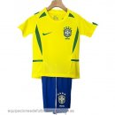 Nuevo 1ª Conjunto De Niños Brasil Retro 2002 Amarillo Baratas