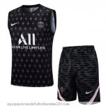 Nuevo Entrenamiento Sin Mangas Conjunto Completo Paris Saint Germain 23/24 Negro Rosa Blanco Baratas