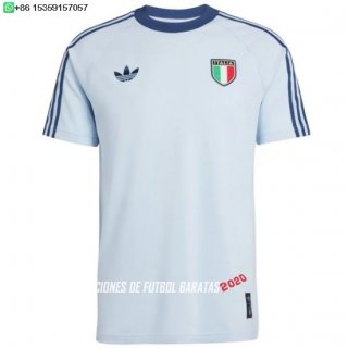 Nuevo Tailandia Especial Camiseta Italia 2026 Azul Claro Baratas