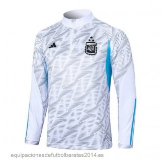 Nuevo Sudadera Entrenamiento Argentina 2023 Blanco Azul Baratas