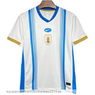 Nuevo Tailandia Previo al partido Camiseta Uruguay 2024 Blanco Baratas