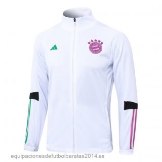 Nuevo Ropa Deportiva Con Cremallera Larga Bayern Munich 23/24 Blanco Purpura Baratas