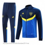 Conjunto Completo Ropa Deportiva Con Cremallera Larga Boca Juniors 24/25 Azul Amarillo Baratas