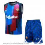 Nuevo Entrenamiento Sin Mangas Conjunto Completo Barcelona 23/24 Azul Rojo Baratas Nuevo Entrenamiento Sin Mangas Conjunto Completo Barcelona 23/24 Azul Rojo Baratas