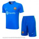 Nuevo Entrenamiento Conjunto Completo Barcelona 23/24 Azul I Verde Baratas