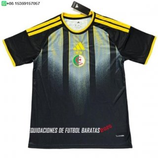 Nuevo Tailandia Especial Camiseta Argelia 2026 Negro Amarillo Baratas