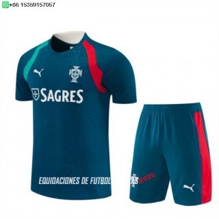 Nuevo Entrenamiento Conjunto Completo Portugal 2026 Verde Baratas