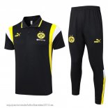 Nuevo Conjunto Completo Polo Borussia Dortmund 23/24 Negro Amarillo Baratas