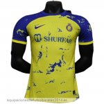 Nuevo Tailandia Especial Jugadores Camiseta Al Nassr 23/24 Amarillo Azul Baratas