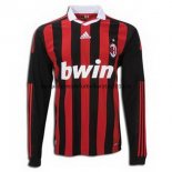 Nuevo Camisetas Manga Larga AC Milan 1ª Equipación Retro 2009-2010 Baratas