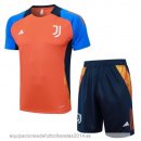 Nuevo Entrenamiento Conjunto Completo Juventus 24/25 Naranja Azul Baratas