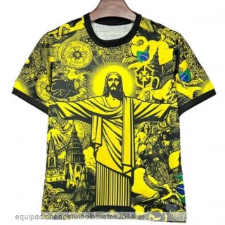 Nuevo Tailandia Especial Camiseta Brasil 2024 Amarillo Baratas