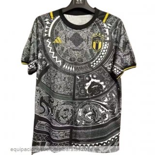 Nuevo Tailandia Especial Camiseta Italia 2024 Negro Gris Baratas