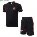 Nuevo Entrenamiento Conjunto Completo Países Bajos 2026 Negro Baratas