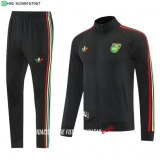 Nuevo Conjunto Completo Ropa Deportiva Con Cremallera Larga Jamaica 2026 Negro Baratas