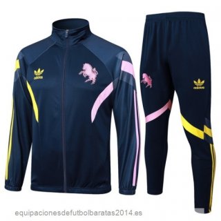 Conjunto Completo Ropa Deportiva Con Cremallera Larga Juventus 24/25 Azul Marino I Rosa Baratas