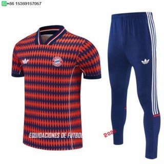 Nuevo Entrenamiento Conjunto Completo Bayern Múnich 26/27 Rojo Azul Baratas