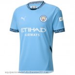 Nuevo Tailandia 1ª Camiseta Manchester City 24/25 Azul Baratas