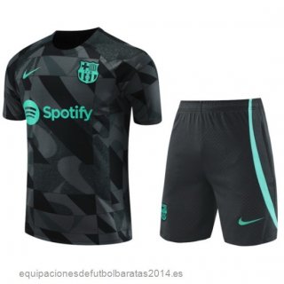 Nuevo Entrenamiento Conjunto Completo Barcelona 23/24 Verde II Marino Baratas