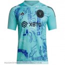 Nuevo Tailandia Especial Camiseta Inter Miami 23/24 Azul Verde Baratas